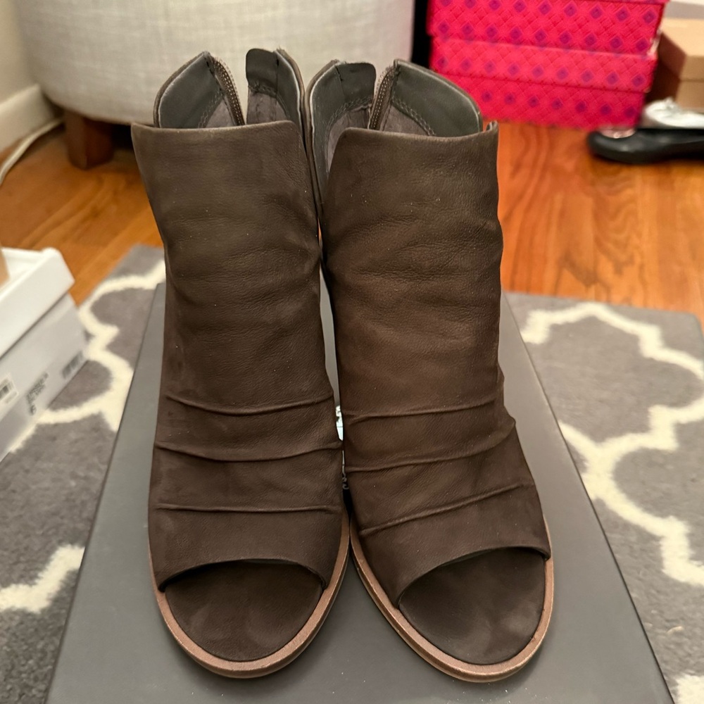 Vince Camuto Peep Toe Bootie Boots